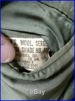 101st 501st Airborne Post-WW2 Korean War US Army Ike Jacket Uniform Patch Oval