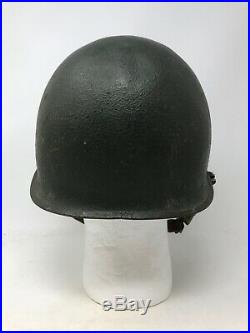 14th Infantry US Korean War Reissued WWII 1944 M1 McCord Front Seam Helmet Relic