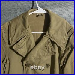 1943 Philmac Sportswear Military mackinaw Field Jacket OD Sz 36 Stock 55-C-33110