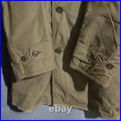 1943 Philmac Sportswear Military mackinaw Field Jacket OD Sz 36 Stock 55-C-33110