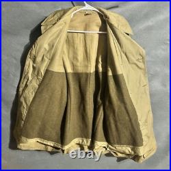 1943 Philmac Sportswear Military mackinaw Field Jacket OD Sz 36 Stock 55-C-33110