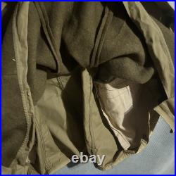 1943 Philmac Sportswear Military mackinaw Field Jacket OD Sz 36 Stock 55-C-33110