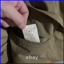 1943 Philmac Sportswear Military mackinaw Field Jacket OD Sz 36 Stock 55-C-33110