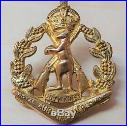 1948-1953 Korean War Army Royal Australian Regiment Uniform Badge Scarce