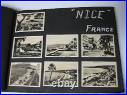 1950 Korean War Mediterranean Cruise Photo Album Book-USS Waccamaw + Port Papers