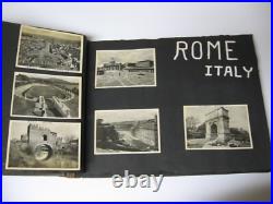 1950 Korean War Mediterranean Cruise Photo Album Book-USS Waccamaw + Port Papers