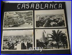 1950 Korean War Mediterranean Cruise Photo Album Book-USS Waccamaw + Port Papers