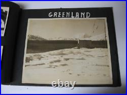 1950 Korean War Mediterranean Cruise Photo Album Book-USS Waccamaw + Port Papers