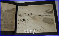 1950 Korean War Mediterranean Cruise Photo Album Book-USS Waccamaw + Port Papers