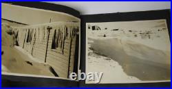 1950 Korean War Mediterranean Cruise Photo Album Book-USS Waccamaw + Port Papers