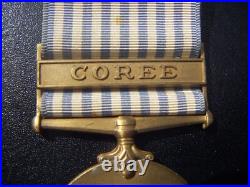 1950 Post Wwii French Issue United Nations Medal For Korean War Rare In French