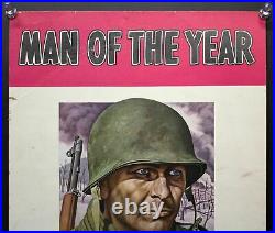 1950 Time Man of the Year Poster American Fighting Man Window Card Korean War