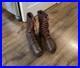 1950 US Military Leather Combat Boots Korean War Endicott Johnson