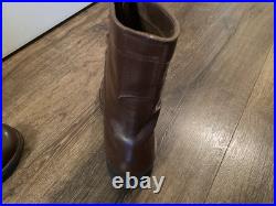 1950 US Military Leather Combat Boots Korean War Endicott Johnson