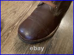 1950 US Military Leather Combat Boots Korean War Endicott Johnson