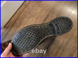 1950 US Military Leather Combat Boots Korean War Endicott Johnson