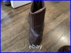 1950 US Military Leather Combat Boots Korean War Endicott Johnson
