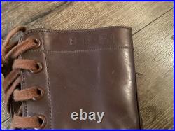 1950 US Military Leather Combat Boots Korean War Endicott Johnson