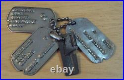 1950's KOREAN WAR'Dog Tags' Can-Opener U. S. MARINE CORPS3 Different Styles