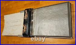 1950's Lacquered Occupied Japan Photo Album Korean War Photos