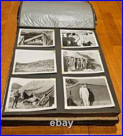 1950's Lacquered Occupied Japan Photo Album Korean War Photos