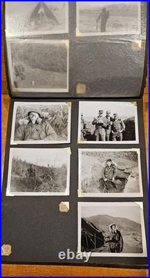1950's Lacquered Occupied Japan Photo Album Korean War Photos