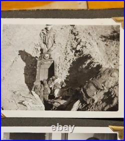 1950's Lacquered Occupied Japan Photo Album Korean War Photos