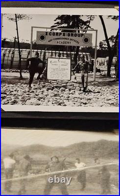 1950's Lacquered Occupied Japan Photo Album Korean War Photos