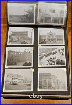 1950's Lacquered Occupied Japan Photo Album Korean War Photos