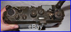 1950's US Army Korean War RADIO RCVR-XMTA 175A PRC9 Hand Antenna's Canvas Bags
