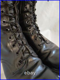 1950's Vintage Endicott Johnson EJ Rough Out Military Combat Boots Men's Sz 11