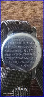 1950's Waltham A-17 MIL-W-6433