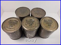 1950s B-1 unit ration Korea Korean War Crackers Cocoa Jam