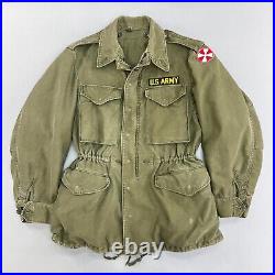 1950s Korean War US 8th Army M51 Field Jacket Original Vintage Mens Small 38-40