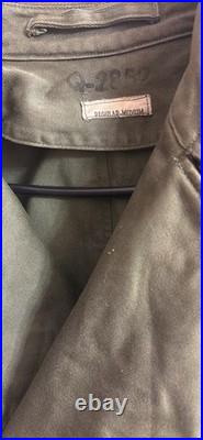 1950s Korean War US Military Belted Trench Coat Medium Rrg