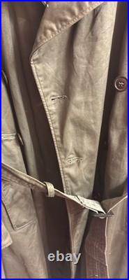 1950s Korean War US Military Belted Trench Coat Medium Rrg