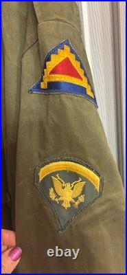 1950s Korean War US Military Belted Trench Coat Medium Rrg