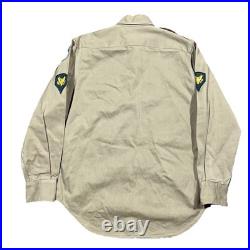 1950s US Army Khaki Uniform Set Shirt Pants Garrison Cap Korean War Era