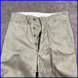 1950s US Army Khaki Uniform Set Shirt Pants Garrison Cap Korean War Era