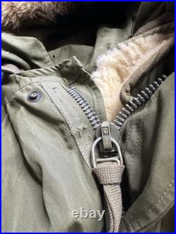 1950s US Army M-1951 Fishtail Parka Complete M51 Military Jacket NOS New Medium