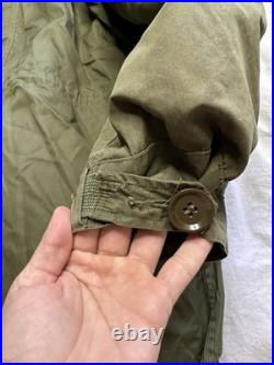 1950s US Army M-1951 Fishtail Parka Complete M51 Military Jacket NOS New Medium