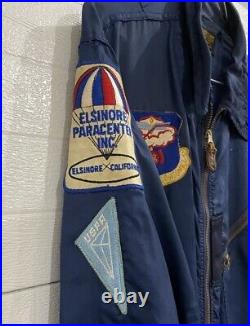 1950s Vintage US Air Force K 2-A Blue Flight Suit-Large 4925th Atomic Test Group