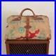 1950s Vtg Korean War Hand Painted Okinawa & Korea UN Forces Souvenir Duffel Bag