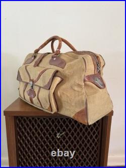 1950s Vtg Korean War Hand Painted Okinawa & Korea UN Forces Souvenir Duffel Bag 1950s Vtg Korean War Hand Painted Okinawa & Korea UN Forces Souvenir Duffel Bag