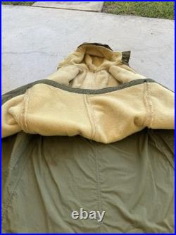 1950s Vtg M-1947 USAF Overcoat Parka with Frieze Liner sz Medium 50s Hood Military