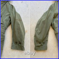 1950s Vtg M-1947 USAF Overcoat Parka with Frieze Liner sz Medium 50s Hood Military