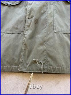 1950s Vtg M-1947 USAF Overcoat Parka with Frieze Liner sz Medium 50s Hood Military