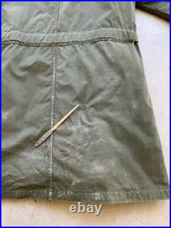 1950s Vtg M-1947 USAF Overcoat Parka with Frieze Liner sz Medium 50s Hood Military