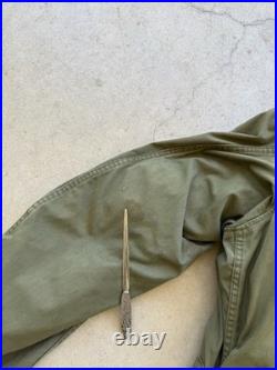 1950s Vtg M-1947 USAF Overcoat Parka with Frieze Liner sz Medium 50s Hood Military