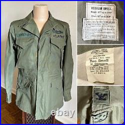 1950s Vtg M-1950 Korean War US Army ARVN ADVISOR Field Jacket REGULAR SMALL 50s